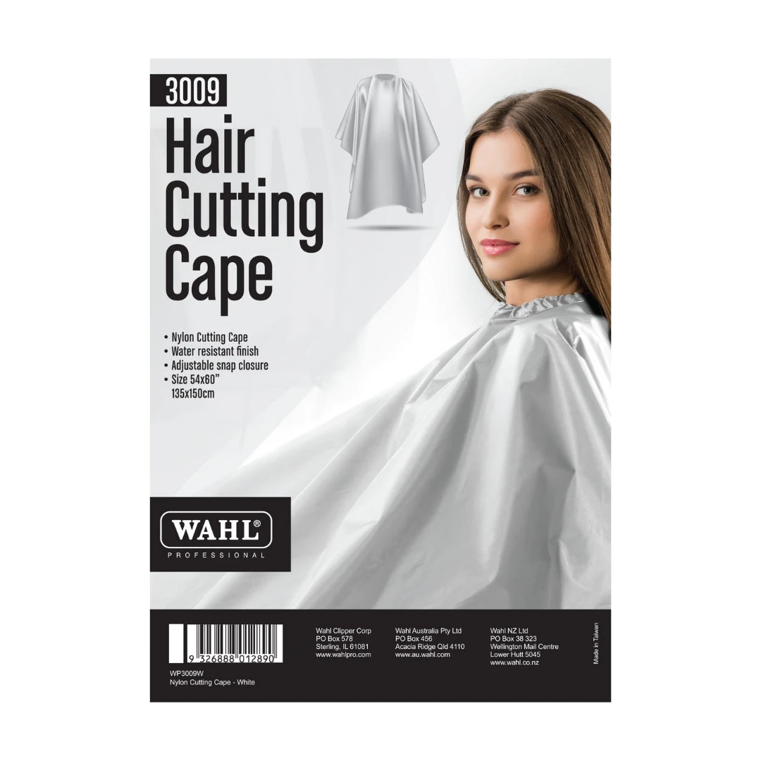 Wahl Nylon Cape – White 5 Wahl Nylon Cape – White - Image 3