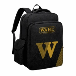 Wahl Black Backpack Yellow Wahl Logo