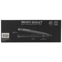Silver Bullet Straightener Mini - Black 9 Silver Bullet Straightener Mini - Black -Hairdressing Products 900425 3 52541