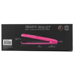 Silver Bullet Straightener Mini - Pink -Hairdressing Products 900426 3 02086