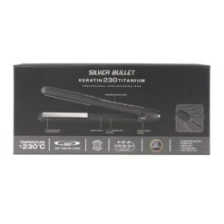 Silver Bullet Keratin 230 Titanium Straightener - 25mm 9 Silver Bullet Keratin 230 Titanium Straightener - 25mm -Hairdressing Products 900438 3 1 85805