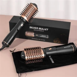 Silver Bullet Showbiz Oval Hot Air Brush 11 Silver Bullet Showbiz Oval Hot Air Brush -Hairdressing Products 900508 5 72402