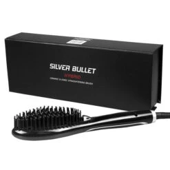 Silver Bullet Hybrid Straightening Hot Brush 9 Silver Bullet Hybrid Straightening Hot Brush -Hairdressing Products 900749 3 66826
