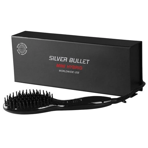 Silver Bullet Mini Hybrid Straightening Hot Brush 4 Silver Bullet Mini Hybrid Straightening Hot Brush - Image 2