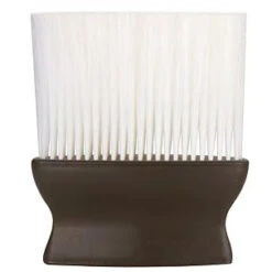 Neck Brush - Wide Black Handle With White Bristles