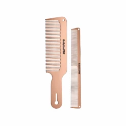 BaBylissPRO Barberology Metal Comb Set 2pc - Rose Gold