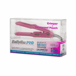 BaBylissPRO Mini Crimper - Pink -Hairdressing Products BaBylissPRO Mini Crimper Pink 83290