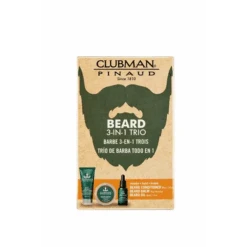 Clubman Beard 3 Piece Kit -Hairdressing Products CU 27953 4 99004
