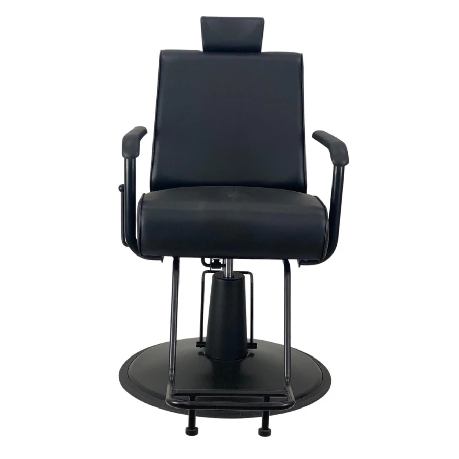 Cyrus Upholstery Reclining Salon Chair - Black 3 Cyrus Upholstery Reclining Salon Chair - Black