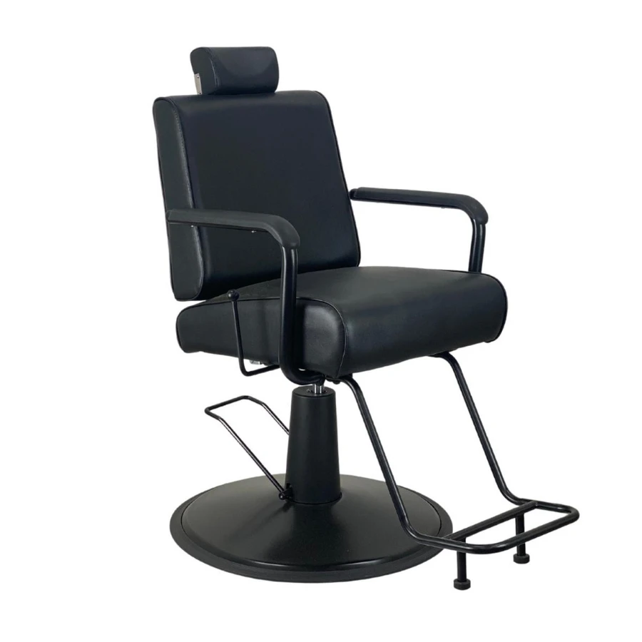 Cyrus Upholstery Reclining Salon Chair - Black 7 Cyrus Upholstery Reclining Salon Chair - Black - Image 5