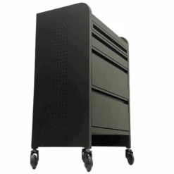 Fusion PLUS 4 Drawer Hairdressing Beauty Trolley - Black -Hairdressing Products Fusion PLUS 4 Drawer Hairdressing Beauty Trolley Black 290 9898 2 95056