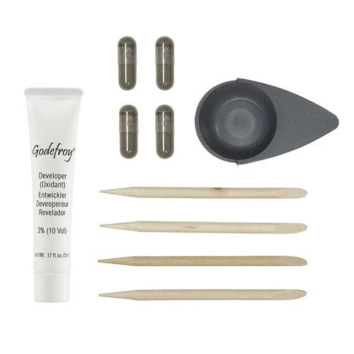 Godefroy Med Brown Instant Eyebrow Tint 4 Applications 4 Godefroy Med Brown Instant Eyebrow Tint 4 Applications - Image 2