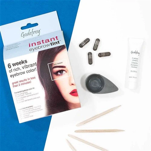 Godefroy Med Brown Instant Eyebrow Tint 4 Applications 6 Godefroy Med Brown Instant Eyebrow Tint 4 Applications - Image 4