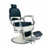 Havana White Frame Black Upholstery -Hairdressing Products Havana White Frame Black Upholstery Front View 25808