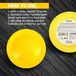 Immortal Nyc The Creed Pomade Wax 150ml -Hairdressing Products ImmortalNYCIconicTheCreedPomadeHairWax150ml7 700x 20688