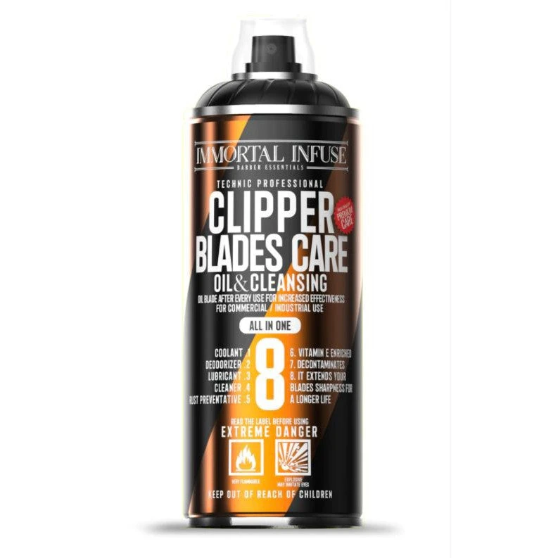 Immortal 8 In 1 Clipper Blade Care 500ml 3 Immortal 8 In 1 Clipper Blade Care 500ml