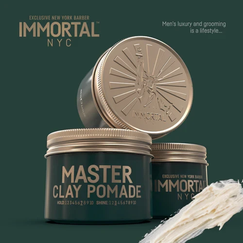 Immortal Master Clay Pomade 100ml 4 Immortal Master Clay Pomade 100ml - Image 2