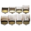 Premium Clipper Attachment Set Gold - 8 Pc 1 Premium Clipper Attachment Set Gold - 8 Pc -Hairdressing Products Premium Clipper Attachment Set Gold 8 pc 51954