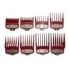 Premium Clipper Attachment Set Red - 8 Pc -Hairdressing Products Premium Clipper Attachment Set Red 8 pc 77810