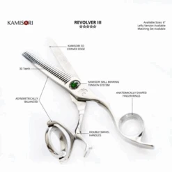 Kamisori Revolver Iii Professional Texturizing Shears -Hairdressing Products Revolver3T Info 600x600 20121