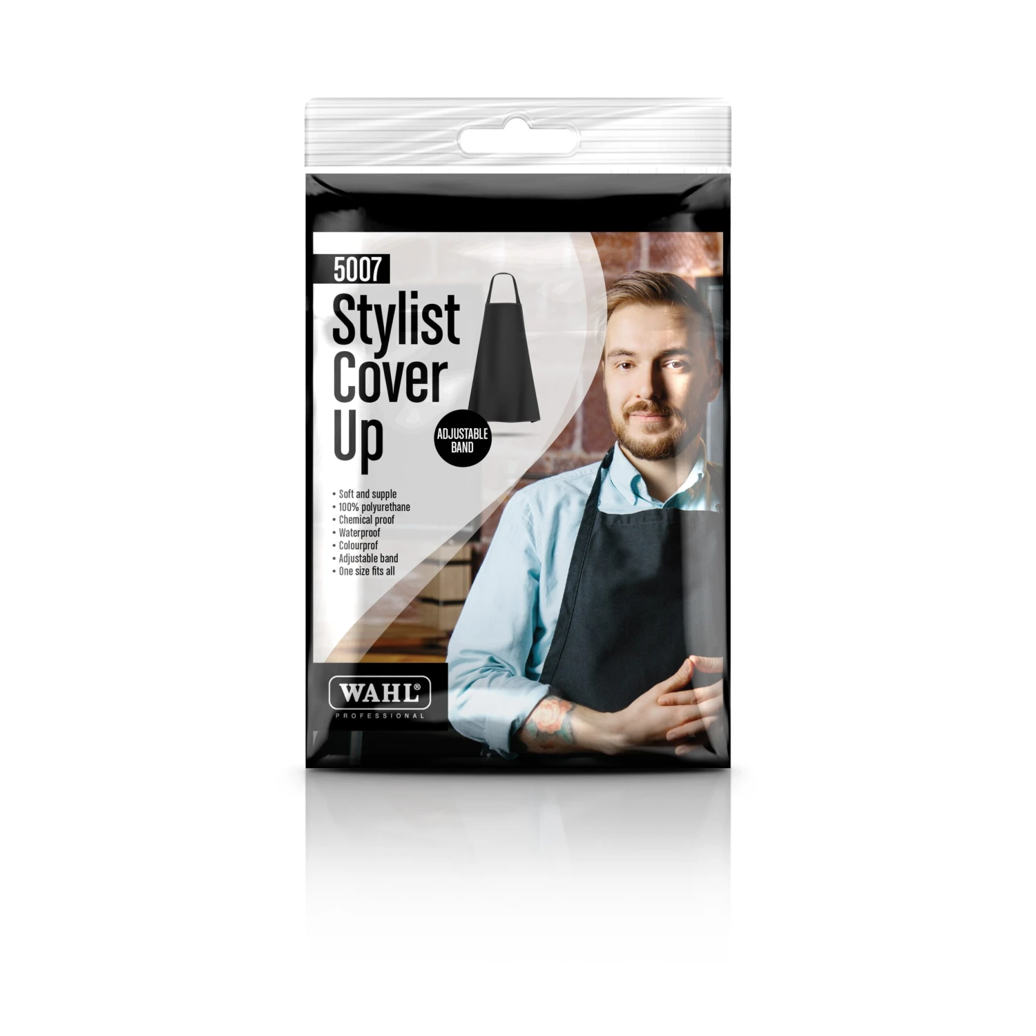 Wahl Polyurethane Stylist Cover Up - Black 4 Wahl Polyurethane Stylist Cover Up - Black - Image 2