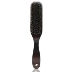 Barberco Wooden Fade Brush Medium - Dark Brown