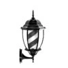 Barber Pole Light M318c Blk Portland -Hairdressing Products barberlight m318C black white D5 85206